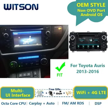 Автомагнитола WITSON Android 13 за Toyota Auris 2013-2016 Carplay Мултимедия Авто стерео аудио GPS навигация главното устройство