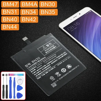 Батерия за Xiaomi Redmi 3 3S 3X44A 4X5 5A 5 Plus Pro Prime BM47 BM4A BN30 BN34 BN35 BN40 BN42 BN44