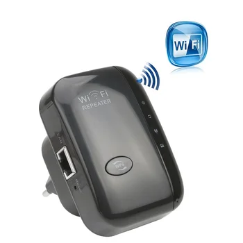 Безжичен Wifi Ретранслатор, удължител мрежа на сигнала на големи разстояния, 300 Mbit/s, Wifi ретранслатор, удължител, сервоусилвател на