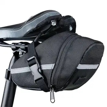 Велосипедна седельная чанта с цип, по-голямата голям седельная чанта под седалката, холщовая чанта за съхранение на багаж на задната подседельного на сондата наем на Седлото на Мотора