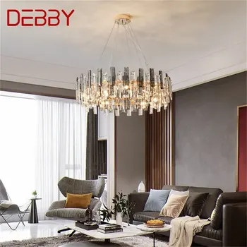 Висящи лампи TEMAR, луксозна кръгла led лампа в постмодерния стил, лампа за декорация на дома, хол