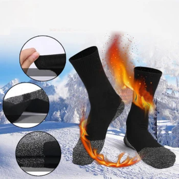 Водоустойчив чорапи на открито за мъже и жени за спорт, туризъм, къмпинг, трекинг, зимни ски, топли, дишащи водоустойчиви чорапи