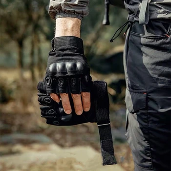 Военна бойна ръкавица Мъжки мотоциклетни ръкавици Castets Спортна стрелба Страйкбол Катерене, Колоездене, Работни ръкавици на полпальца