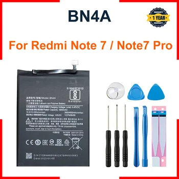 Въведете mi BN4A Батерия с капацитет 4000 mah за Xiaomi Redmi Note 7 Note 7 Pro M1901F7C Висококачествени сменяеми батерии за телефон