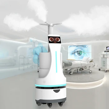 Гореща разпродажба, интелигентен робот-спрей за стерилизация, робот за пръскане, дезинфекция.