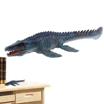 Детска играчка-динозавър, плаващи играчки-динозаври, Мозазавр с подвижна челюст, колекция от играчки за деца, играчки за къпане във вана