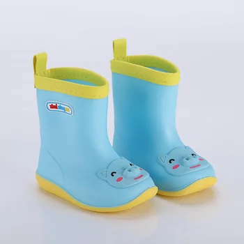 Детски непромокаеми обувки, непромокаеми ботуши за момчета, детски гумени калъфи за момичета, сладки четири сезона, без хлъзгане водоустойчиви обувки за най-малките ученици