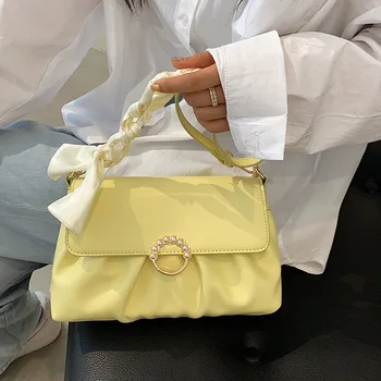 Дизайнерски дамски малка чанта през рамо, с високо качество дамски чанти от изкуствена кожа, чанти-незабавни посланици, модни дамски чанти през рамо за жени