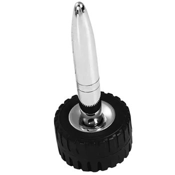 Дръжка с магнитно окачване Химикалка химикалка с отложено във формата на гуми Метална дръжка за Подарък на човек