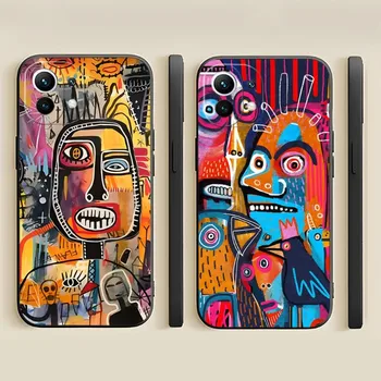 Дънки Michels Basquiats Art Калъф За Телефон Funda За Xiaomi Redmi 10 9T 9 9A 7A 8 8A 10A Pro Note 11 10S 9S 7 11S Plus Делото