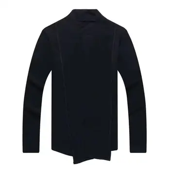 Една проста ежедневна яке 3D-намаляване, удобна тениска, мъжко однотонное палто-жилетка от две части