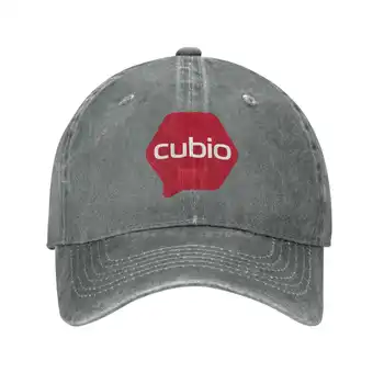 Ежедневни деним шапка с графичен принтом Cubio, вязаная капачка, бейзболна шапка