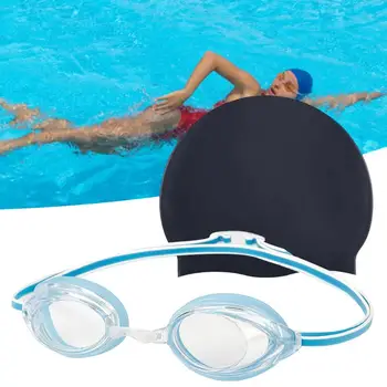 Екологично чисти очила за подводно плуване, удобни за плуване, Универсална водоустойчива шапка за плуване в басейна.
