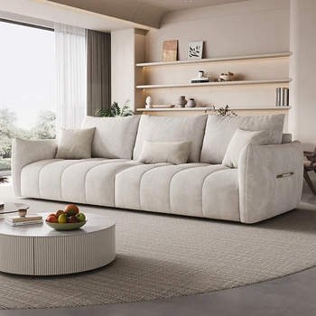 Жена Кадифе диван за почивка, Необичайна възглавница, Удобен дизайн Скандинавски диван за хол, плюшен мебели за четене, бял Салон, мебели за интериора на Meuble
