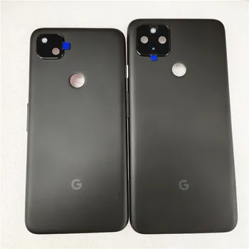 За Google Pixel 4A Задния капак на отделението за батерията Подмяна на корпуса на задната врата за Pixel 4A 5G капак на отделението за батерията с обектив