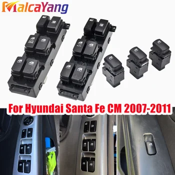 За Hyundai Santa Fe CM 93570-2B000S4 371491-110 2007 2008 2009 2010 2011 Предната Лява Бутон за Управление на Главния Превключвател Стеклоподъемника