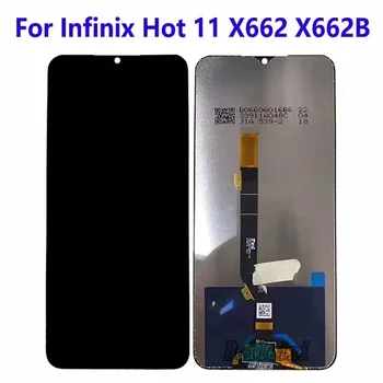 За Infinix Hot 11 X662 X662B LCD сензорен дисплей, дигитайзер в събирането на преносимото аксесоар