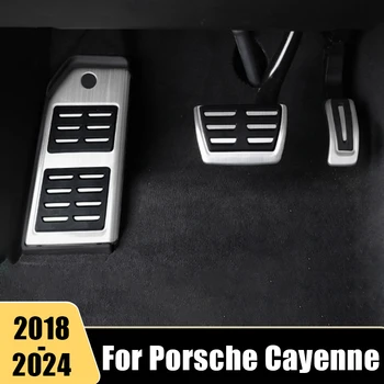 За Porsche Cayenne 2018 2019 2020 2021 2022 2023 2024 Автомобили Вземе Подножието Горивната Педала На Газта, Акцент За Педали, Спирачки, Нескользящая Тампон, Аксесоари