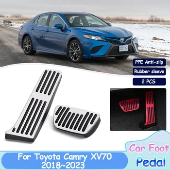 За Toyota Camry XV70 Daihatsu Altis 2018 ~ 2023 Крак Педала на Автомобилни Спирачки, Без Сверлильного Край на Кутията на Газта От Сплав Тампон За Тава Аксесоари