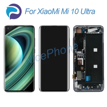 За XiaoMi Mi 10 Ултра LCD екран + Сензорен Дисплей, Дигитайзер, 2340*1080 M2007J1SC за XiaoMi Mi 10 Ултра LCD дисплей