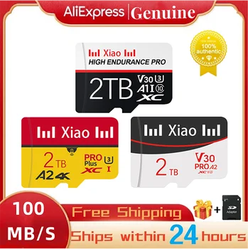 за Xiaomi Micro TF SD Карта 2 TB 1 TB 512 GB 256 GB Карта Памет 128 GB TF Флаш карта Клас 10 Mini SD Карта За Телефон / Ps4 / Ps5 / Търтеи