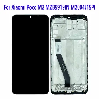 За Xiaomi Poco M2 MZB9919IN M2004J19PI LCD Сензорен дисплей Дигитайзер в събирането на Преносим аксесоар