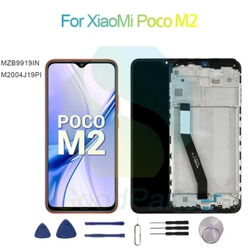 За XiaoMi Poco M2 Подмяна на екрана на Дисплея 2340*1080 MZB9919IN, M2004J19PI Poco M2 Сензорен LCD-Дигитайзер
