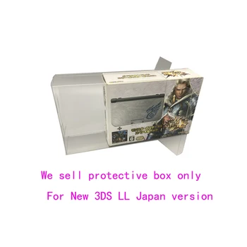 За НОВА пластмасова кутия за домашни любимци 3DSLL на японската версия, Лимитирана серия 4G, кутия за съхранение, Прозрачна витрина