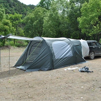 Задната част на палатката е suv с навес, 1 двойка опорни стълба, Туристическа екипировка за бивакуване на открито, обновен suv