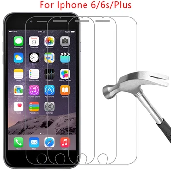 закалено стъкло за apple iphone 6 s plus 6s защитно фолио за екрана iphone6 iphone6s i phone 6plus 6splus i6 s6 plu protective glas