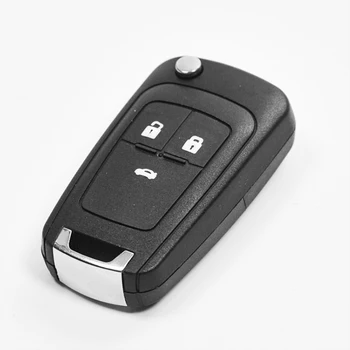 Заменяеми 3-бутон калъф за дистанционно на ключа на автомобила с панти капак за Chevrolet Cruze Epica Lova Camaro Impala Aveo