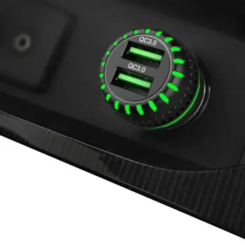 Зарядно за кола Usb Type C зарядно устройство за Бързо зареждане на автомобилен Адаптер USB-зарядно устройство 36 W Бързо зареждане 30 W, Адаптер за автомобил USB-зарядно устройство за телефон