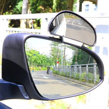 Защелкивающийся Начин На Паркиране На Допълнителни Кола, Аксесоари Огледалото За Обратно Виждане, Автомобилно Огледало Слепи Зони, Регулируема Широкоугольное Куполна Огледало За Обратно Виждане