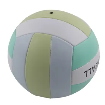 Здрав волейбольный топката, мек на допир, Размер 5, гумена подплата, пришита машинното начин, нескользящий, устойчив на абразия за плажни игри на Волейбол