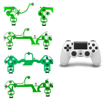 Зелени сменяеми бутони, Лентата на печатна платка за PS4 4 Pro, тънък контролер, проводящ слой, клавиатура, Гъвкав кабел, печатна платка