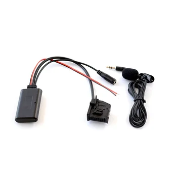 кабел-адаптер Bluetooth, Aux-приемник с микрофон за Audi RNS2 MFD2 CD-домакин за Volkswagen за 18-контакт безжичен главното устройство