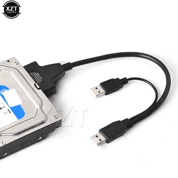 Кабел за твърд диск SATA КЪМ USB HDD USB адаптер за твърд диск USB2.0 Към адаптер SATA Твърд диск 22PIN Кабел SATA Molex