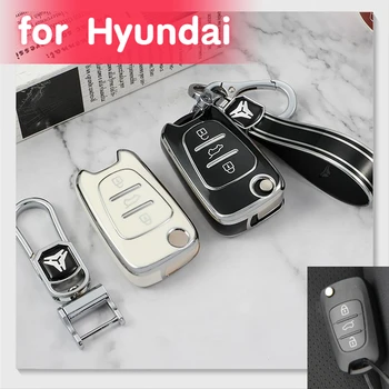 Калъф за ключове на Автомобила от TPU KIA Sportage Rio 3 Soul, Optima Pro ceed е K2 K5 Гордост за Hyundai I30, I20 Ix20 Ix25 Ix35 Elantra Accent