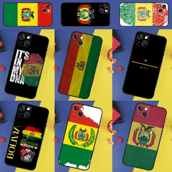 Калъф с флага на Боливия за iPhone 14 15 13 12 11 Pro Max XR XS X 7 8 Plus 12 13 Mini SE 2020 Funda Cover