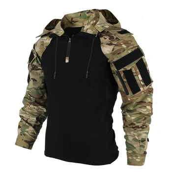 Камуфлаж CP армията на САЩ, Многокамерная бойна риза в стил милитари, мъжки тактическа риза, Страйкбол, пейнтбол, облекло за къмпинг, лов