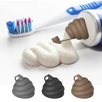 Капачка за паста за зъби CreativeToothpaste, дюзи за нанасяне на паста за зъби, капачка за сокове, забавна наставка, Пластмасова бутилка, Прахоустойчив, калъф, аксесоари за баня