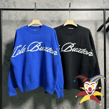 Качулки ЦБ за мъже и жени, Пуловер от жакард с драсканици, вязаный пуловер Cole Buxton