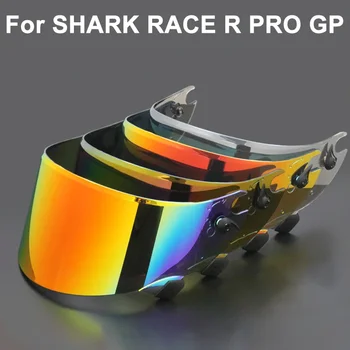 Козирка мотоциклетни шлем със защита от ултравиолетови лъчи, козирка за PC, обектив R Race Pro, GP, модел Smoke Dark, разменени козирка за Shark Race-R Pro GP
