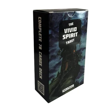 Колода Таро на Vivid Spirit Divination 78 карти с ръководството на гаданию