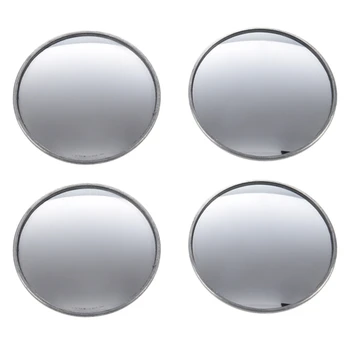 Комплект кръгли изпъкнали огледала за слепи зони, 4 бр.