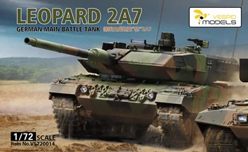 Комплект МОДЕЛ основен боен ТАНК VESPID VS720014 1/72 GERMAN LEOPARD 2A7