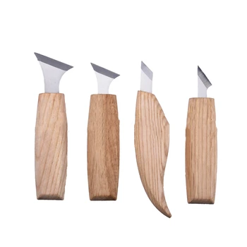 Комплект Ножове за дърворезба 1БР Длето Дървообработващи режещи инструменти Ръчни инструменти направи си САМ Пилинг Дърворезба Лъжица Резба Нож от Неръждаема Стомана
