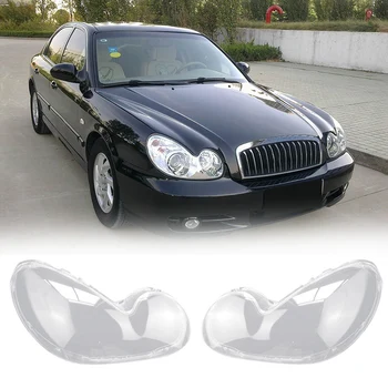 Корпус на фарове на автомобил, лампа, Прозрачен капак, стъкло фарове, фарове за светлина, капак на обектива лампа за Hyundai Sonata 2003-2007