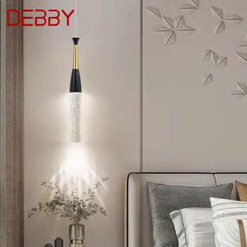Креативен окачен лампа TEMAR Nordic под формата на кристален мехур, декоративна лампа за дома, хол, спалня