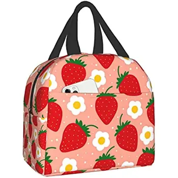 Кутия за обяд с ягоди и плодове, пътна чанта, чанти за пикник, изолирано чанта 